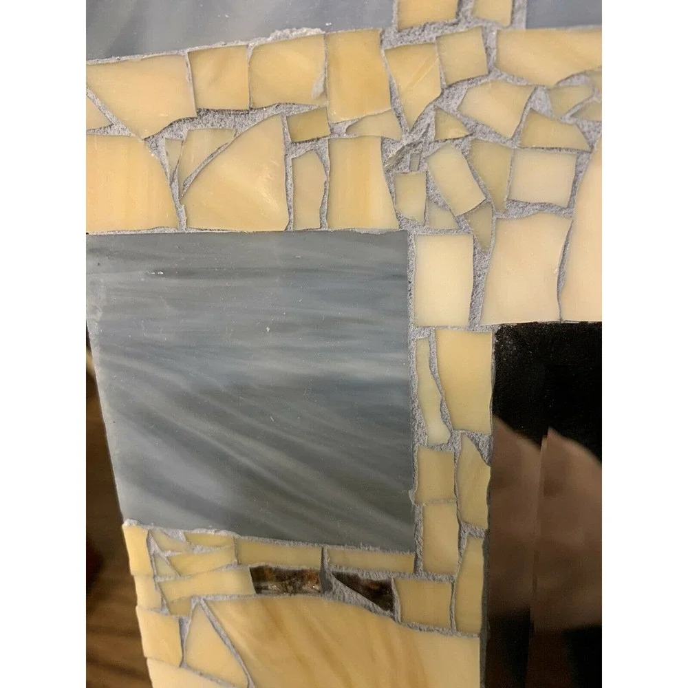 Mosaic Tile Decorative Rectangular Wall Mirror 12” x 7”